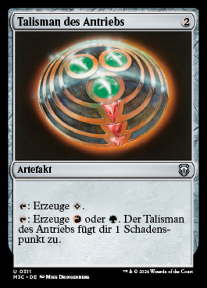 Talisman of Impulse (Modern Horizons 3 Commander #311)