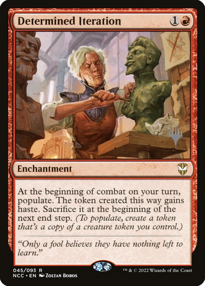 Determined Iteration (New Capenna Commander Promos #45p)