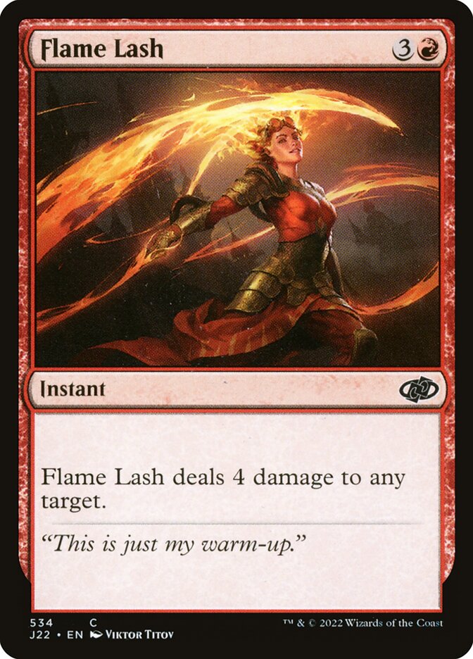 Flame Lash (Jumpstart 2022 #534)