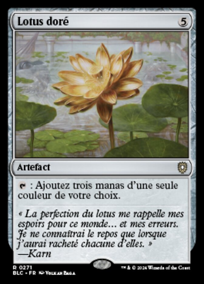 Gilded Lotus (Bloomburrow Commander #271)