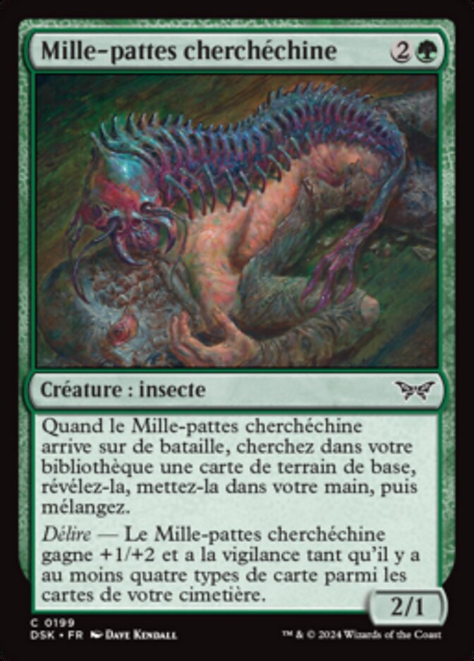 Mille-pattes cherchéchine