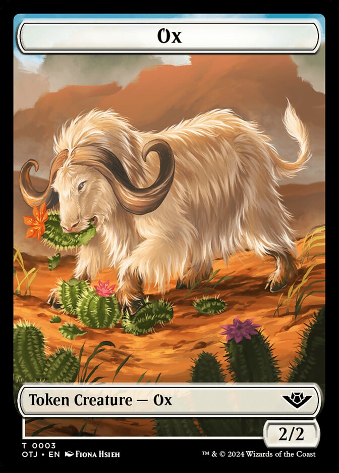 Ox (Outlaws of Thunder Junction Tokens #3)