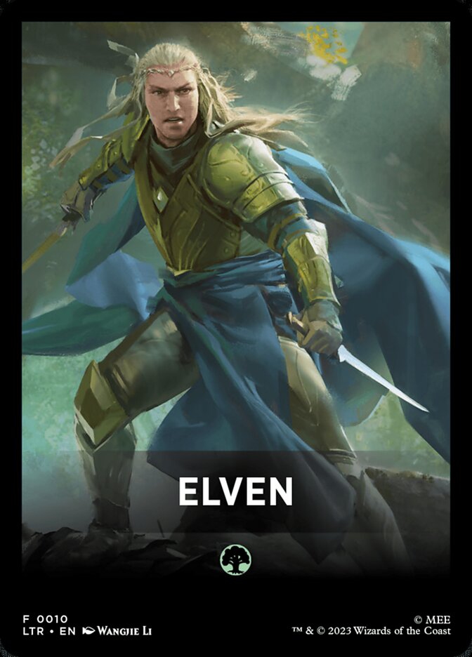 Elven (Tales of Middle-earth Front Cards #10)