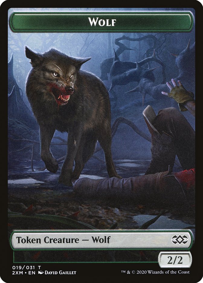Wolf (Double Masters Tokens #19)