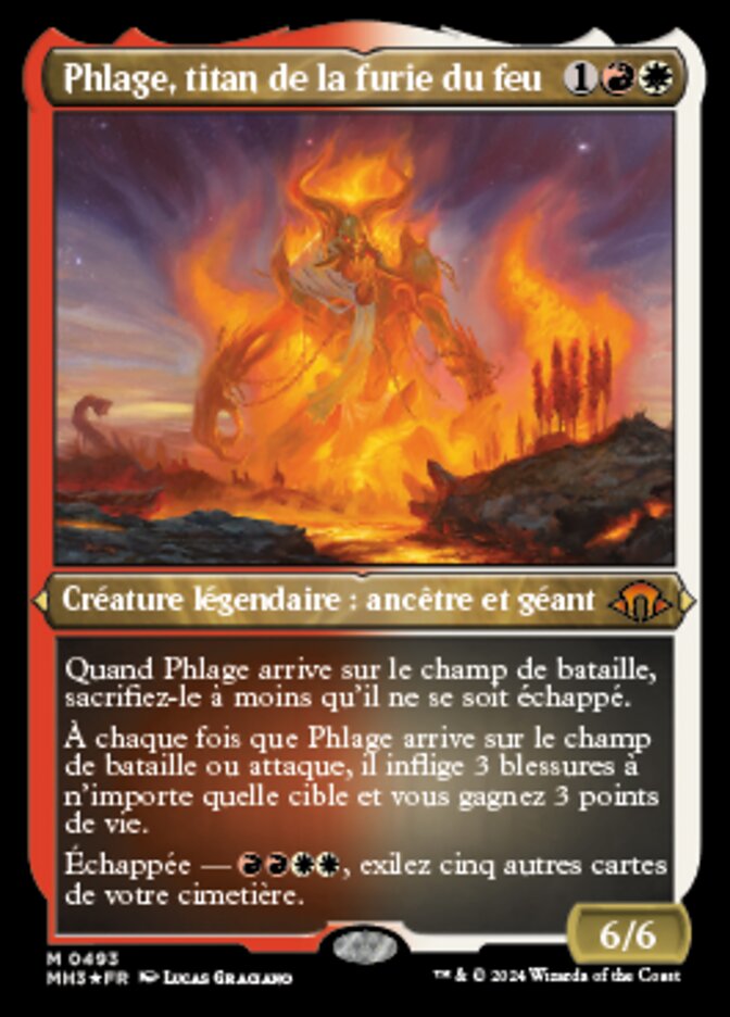 Phlage, Titan of Fire's Fury (Modern Horizons 3 #493)