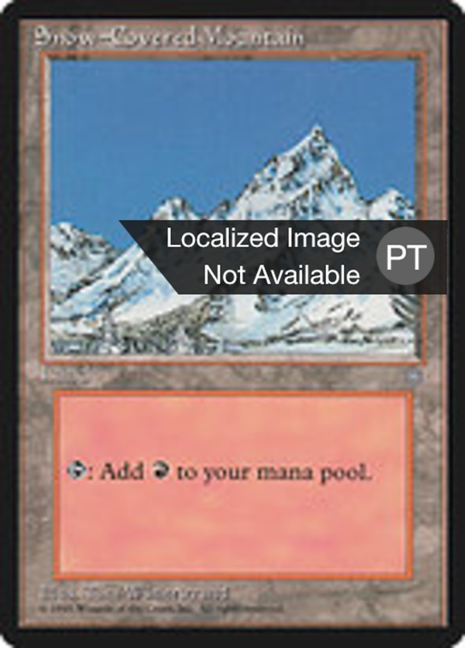 Snow-Covered Mountain (Ice Age #379)