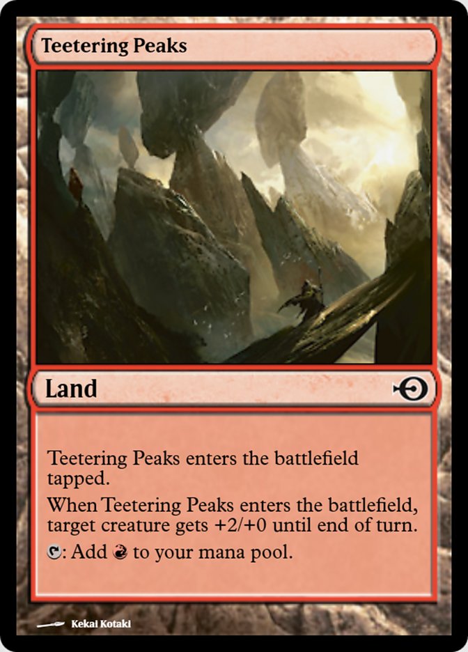 Teetering Peaks (Magic Online Promos #41654)