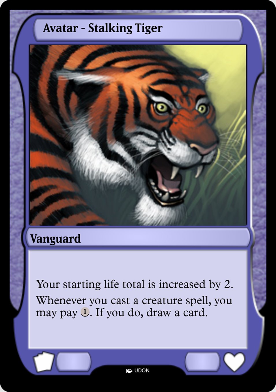 Stalking Tiger Avatar (Magic Online Avatars #7)