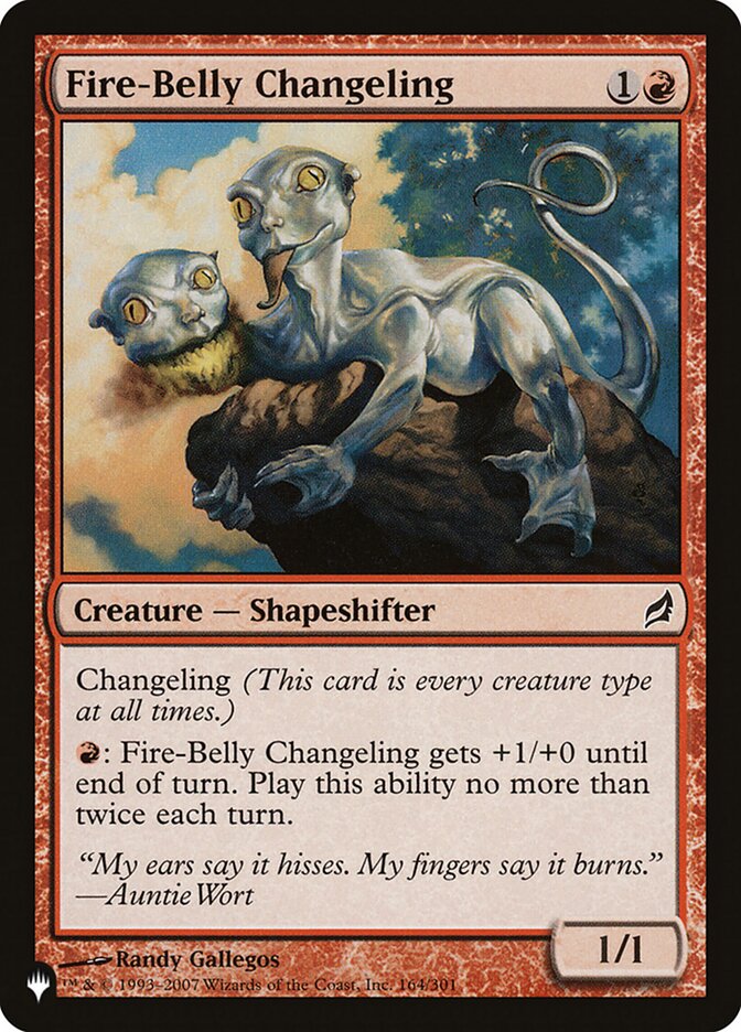 Fire-Belly Changeling (The List #LRW-164)