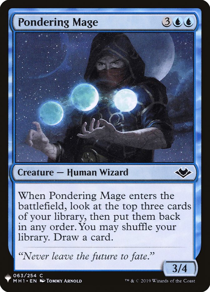 Pondering Mage (The List #MH1-63)
