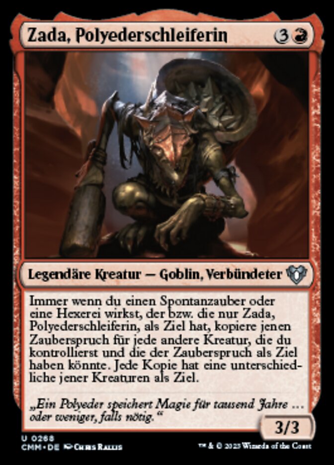 Zada, Hedron Grinder (Commander Masters #268)