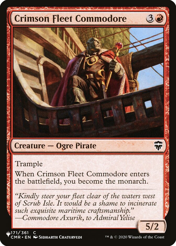 Crimson Fleet Commodore (The List #CMR-171)