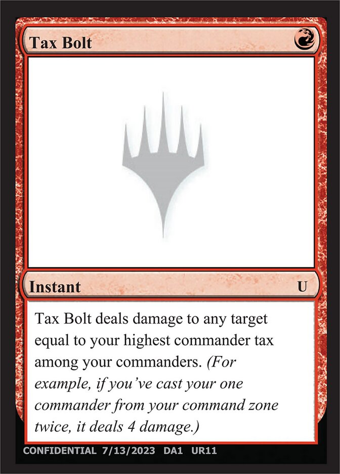 Tax Bolt (Unknown Event #UR11b)