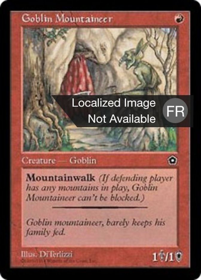 Goblin Mountaineer (Portal Second Age #101)