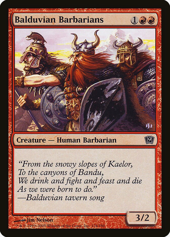 Balduvian Barbarians (Ninth Edition #174★)