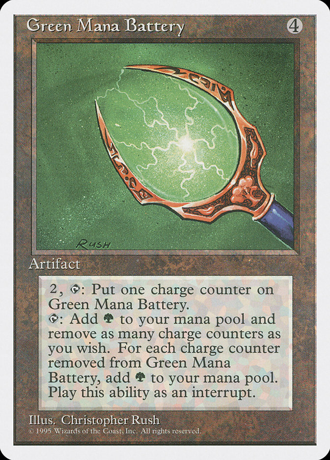 Green Mana Battery (Fourth Edition #323)