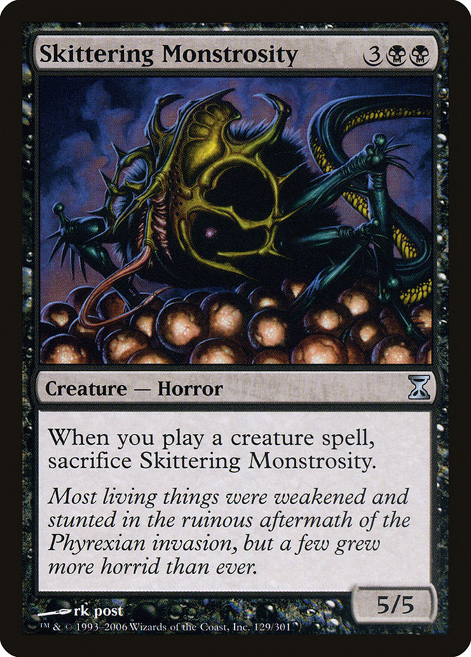 Skittering Monstrosity (Time Spiral #129)