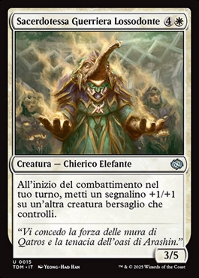 Sacerdotessa Guerriera Lossodonte