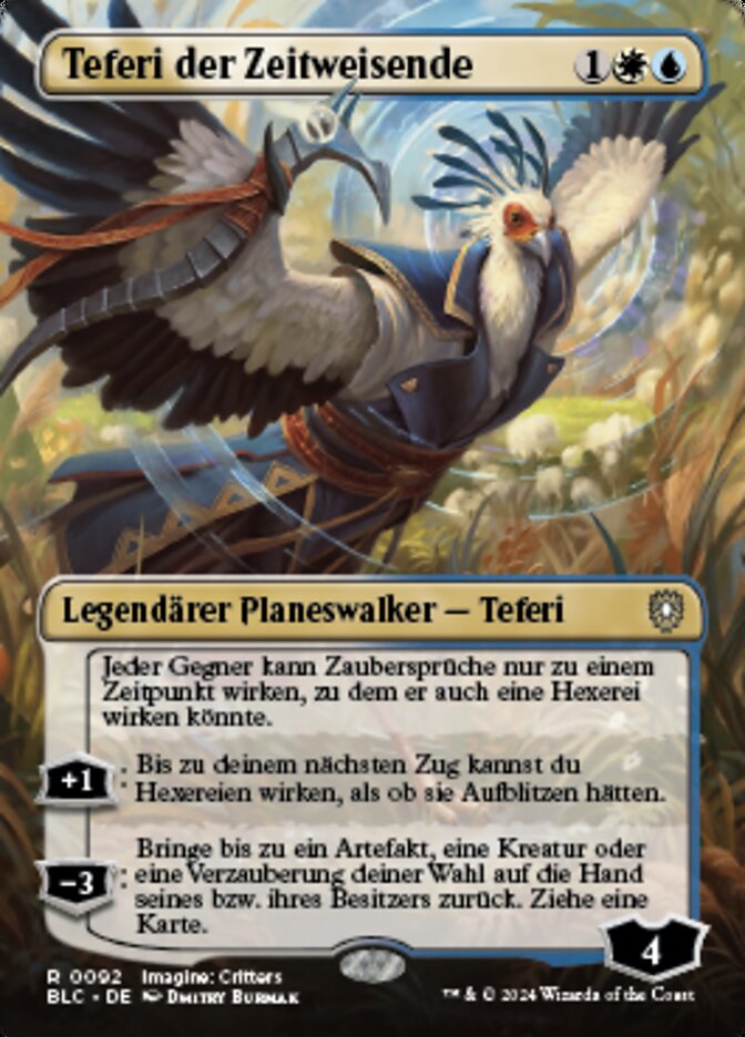 Teferi, Time Raveler (Bloomburrow Commander #92)