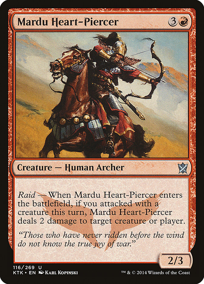Mardu Heart-Piercer (Khans of Tarkir #116)