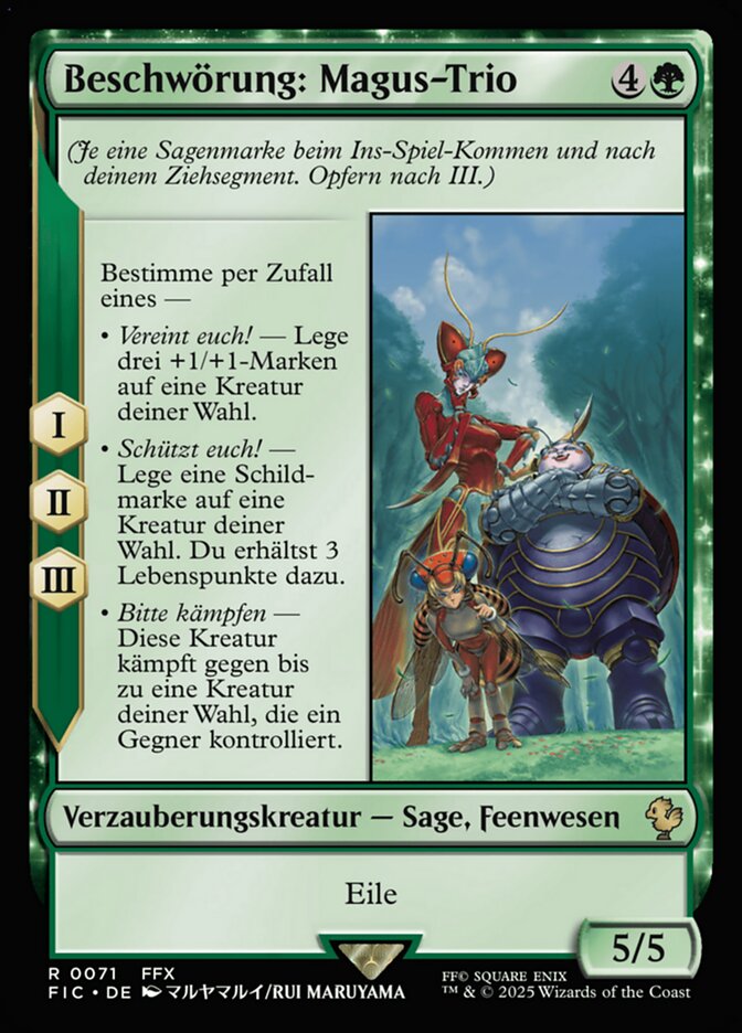 Beschwörung: Magus-Trio