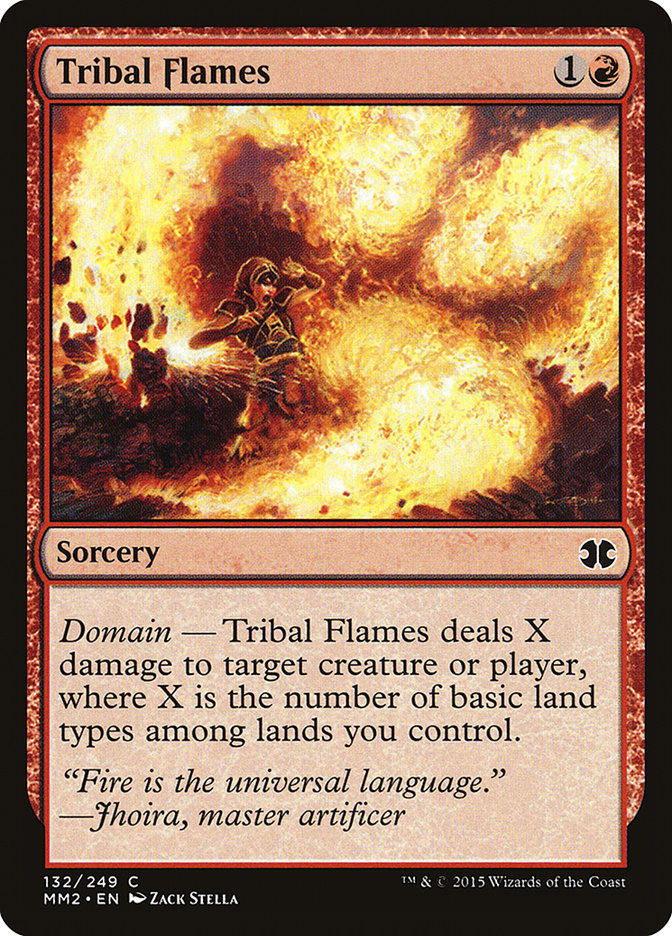 Tribal Flames (Modern Masters 2015 #132)
