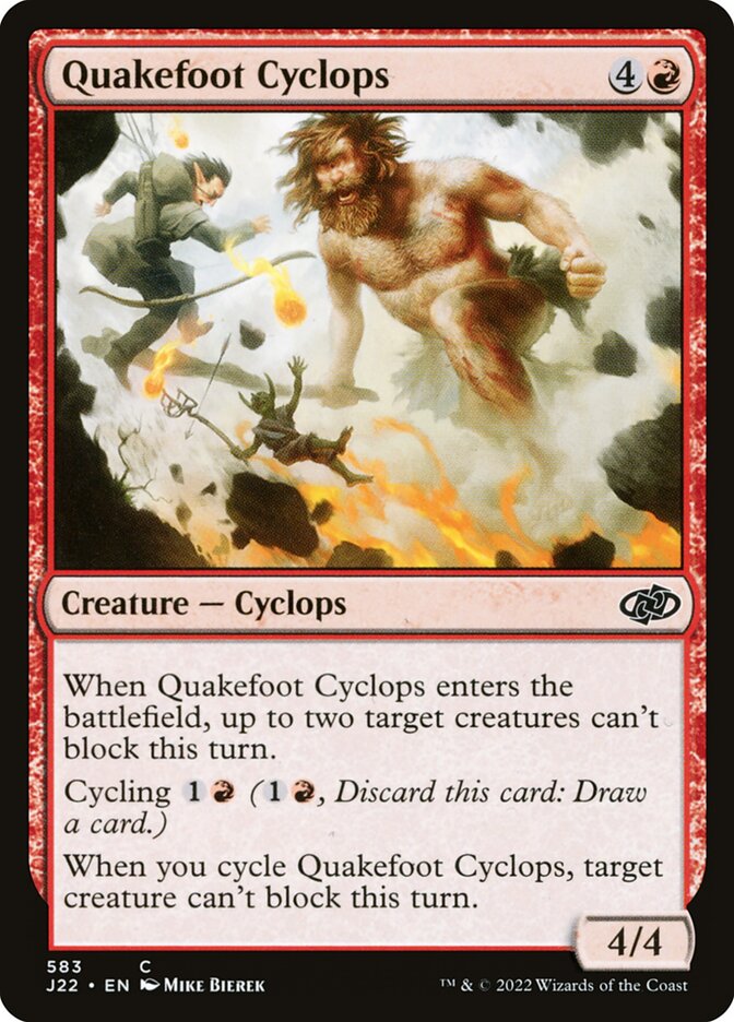 Quakefoot Cyclops (Jumpstart 2022 #583)