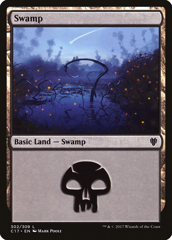 Swamp (Commander 2017 #302)