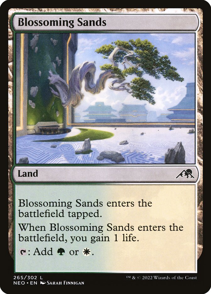 Blossoming Sands (Kamigawa: Neon Dynasty #265)