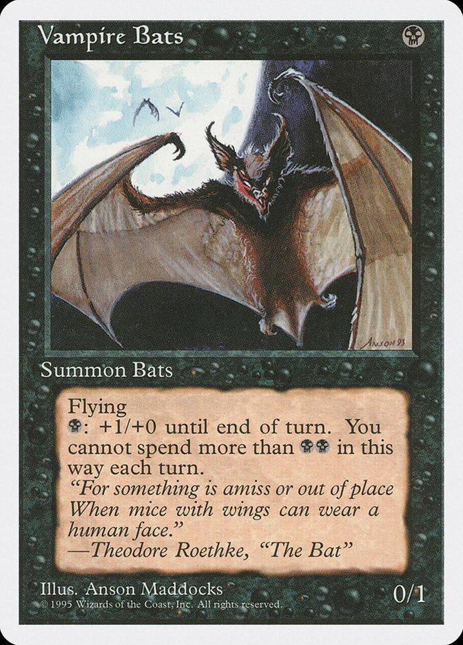 Vampire Bats (Fourth Edition #167)