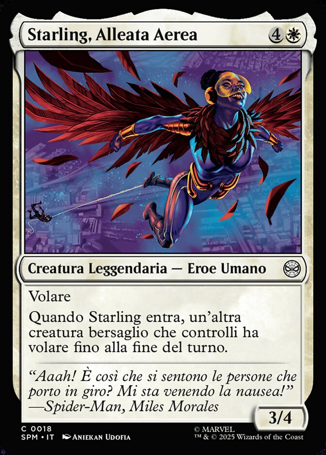 Starling, Alleata Aerea