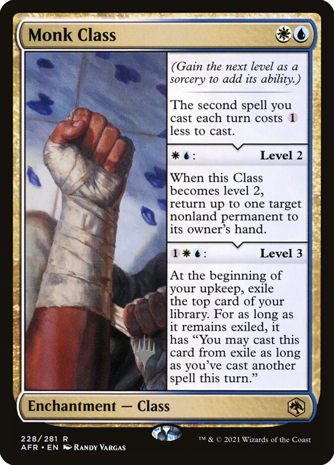 Monk Class (Adventures in the Forgotten Realms Promos #228p)