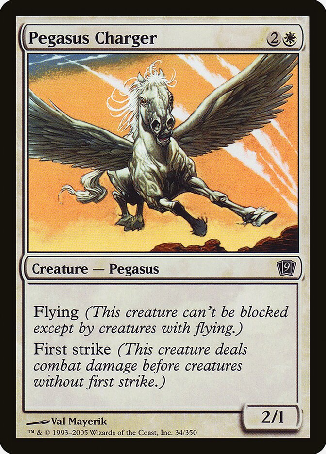Pegasus Charger (Ninth Edition #34★)