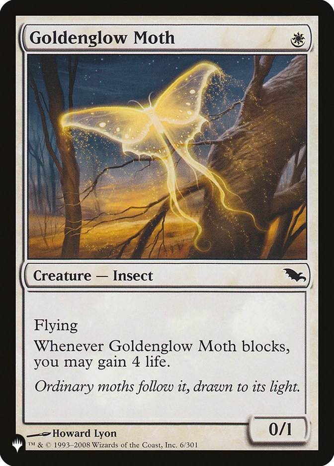 Goldenglow Moth (The List #SHM-6)
