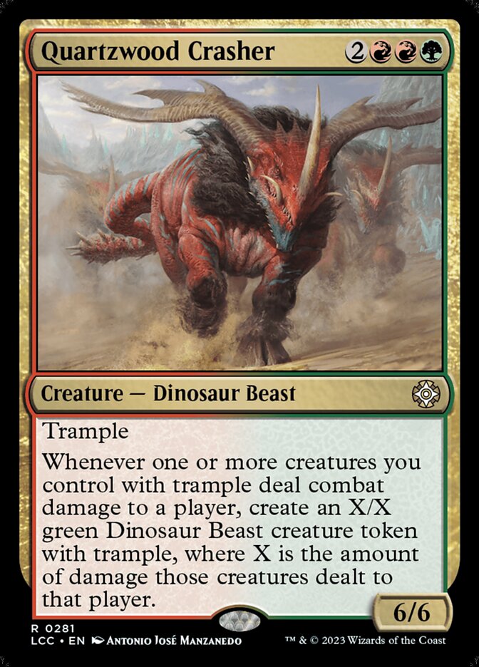 Quartzwood Crasher (The Lost Caverns of Ixalan Commander #281)