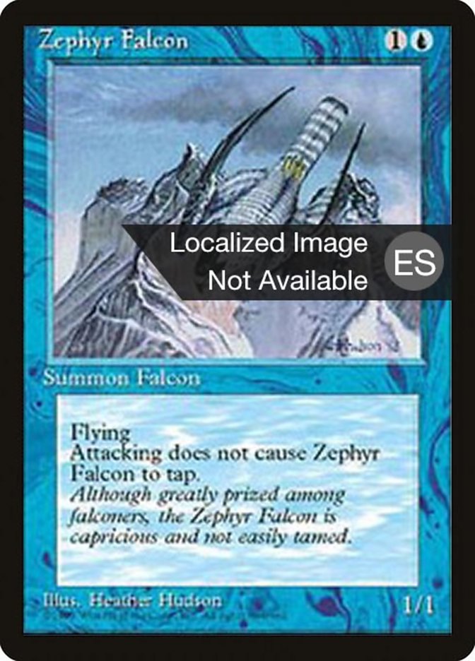 Zephyr Falcon (Fourth Edition Foreign Black Border #116)