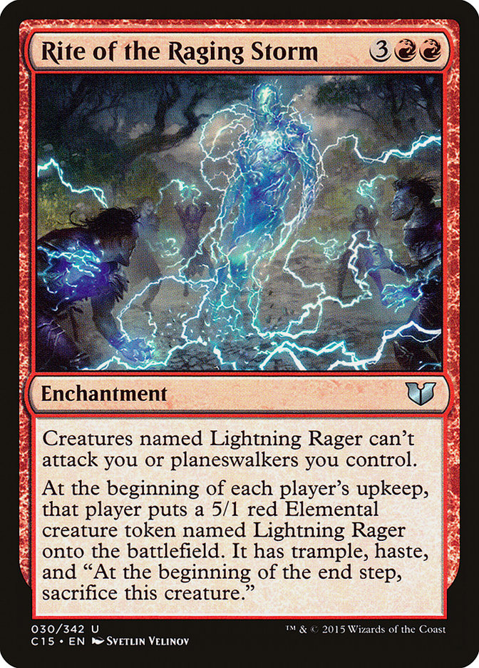 Rite of the Raging Storm (Commander 2015 #30)