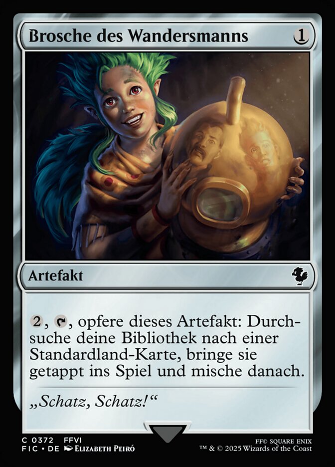 Brosche des Wandersmanns