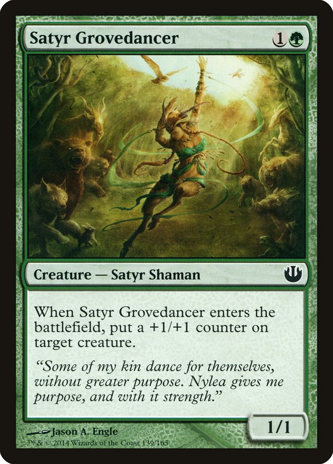 Satyr Grovedancer (Journey into Nyx #139)
