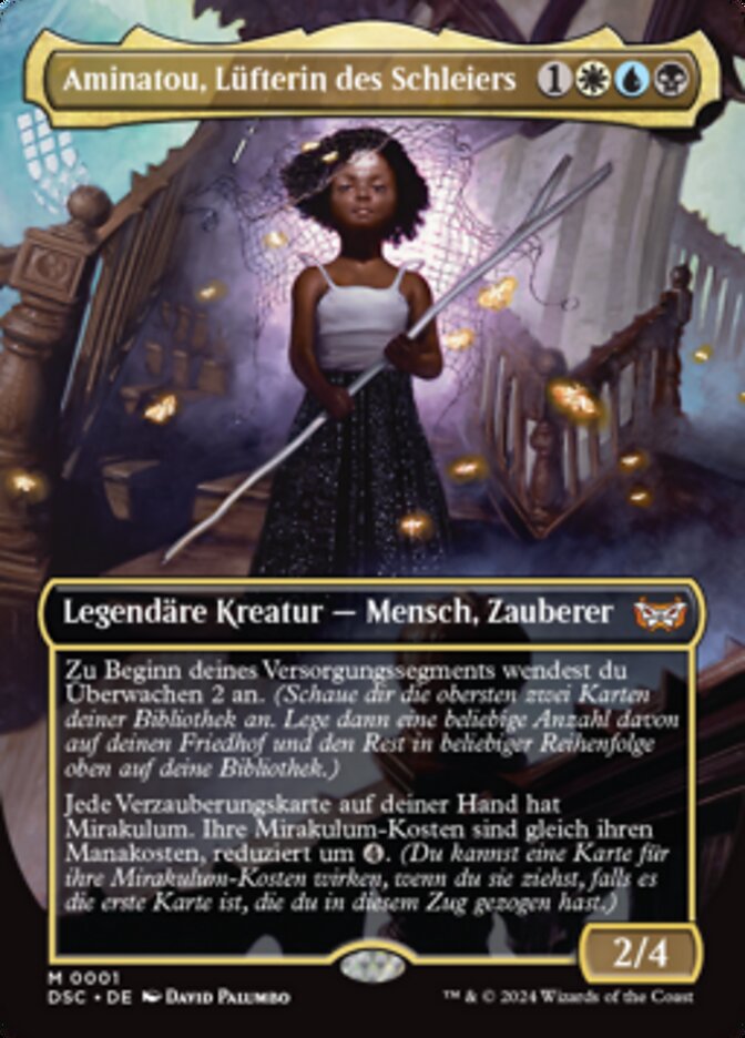 Aminatou, Veil Piercer (Duskmourn: House of Horror Commander #1)