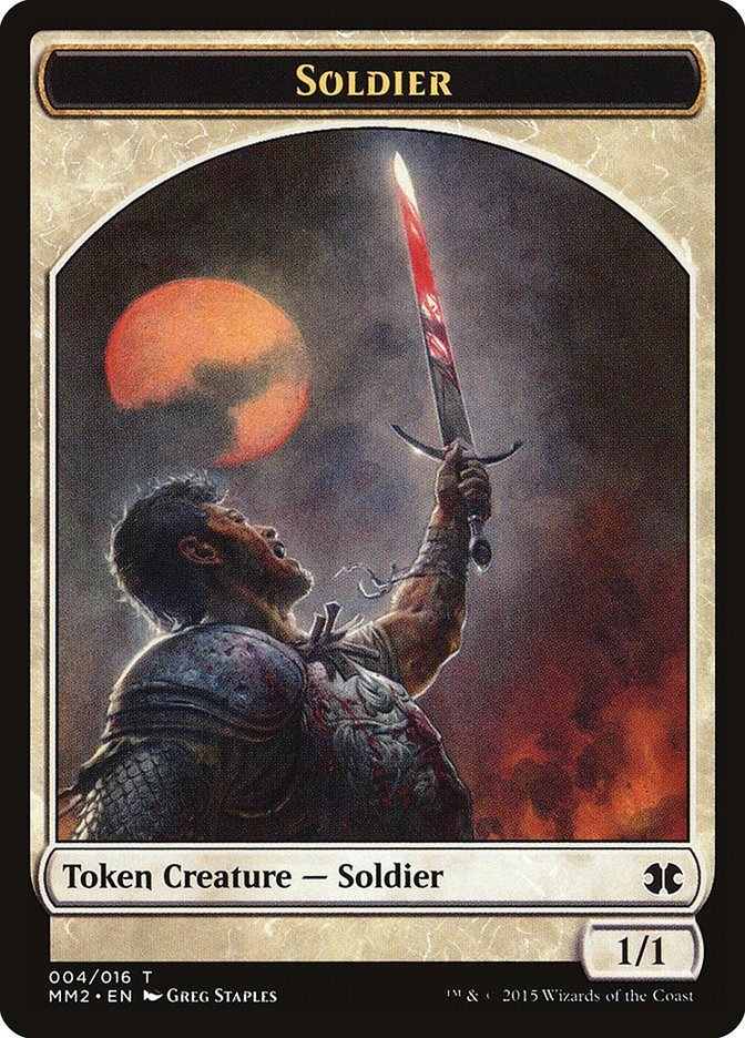 Soldier (Modern Masters 2015 Tokens #4)