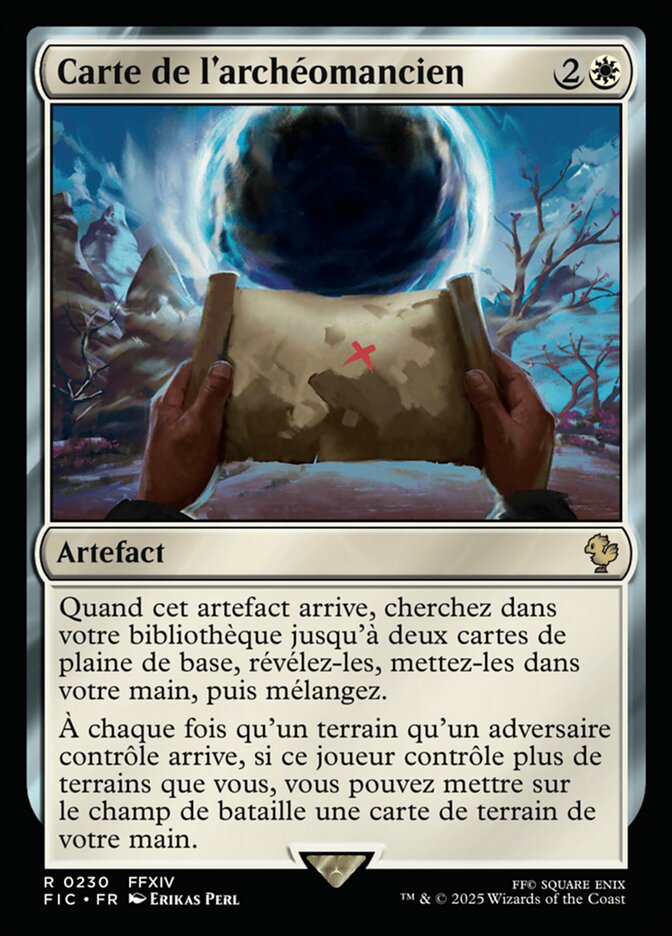 Carte de l'archéomancien