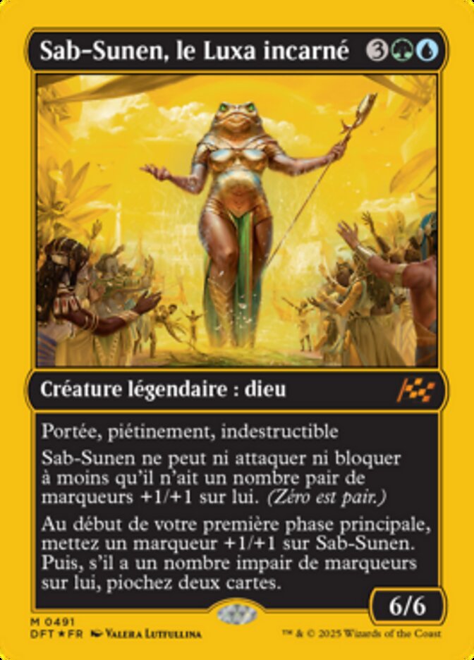 Sab-Sunen, le Luxa incarné