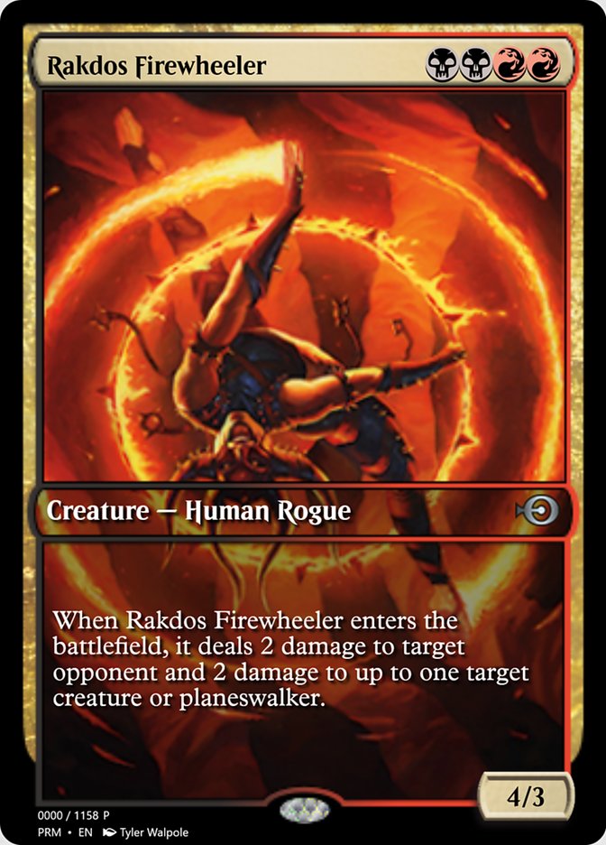 Rakdos Firewheeler (Magic Online Promos #71590)