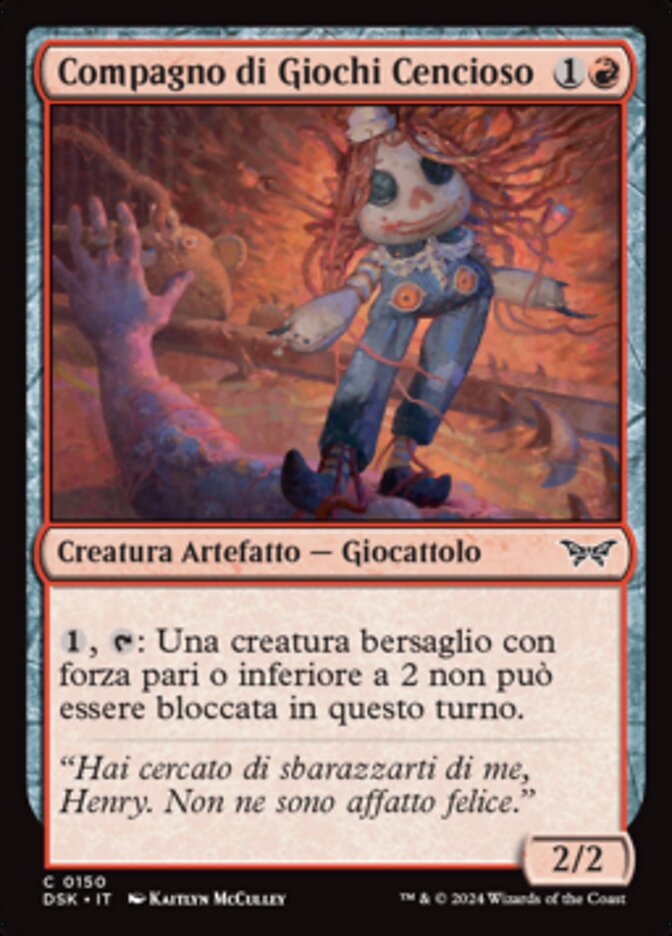 Compagno di Giochi Cencioso