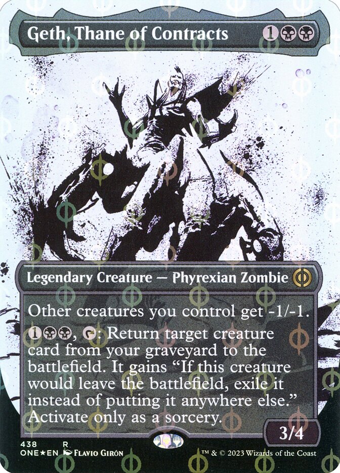 Geth, Thane of Contracts (Phyrexia: All Will Be One #438)