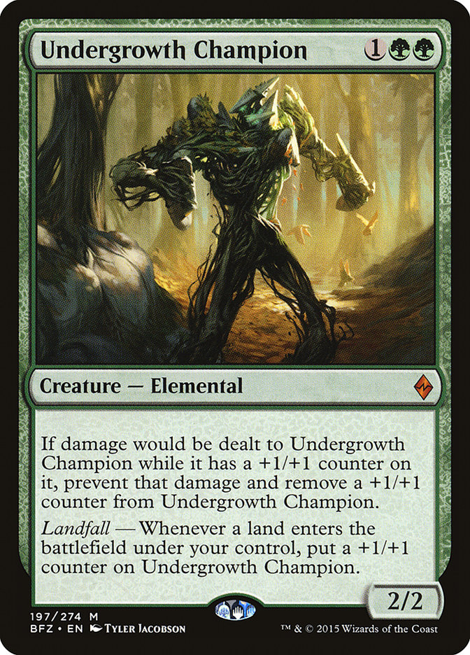 Undergrowth Champion (Battle for Zendikar #197)