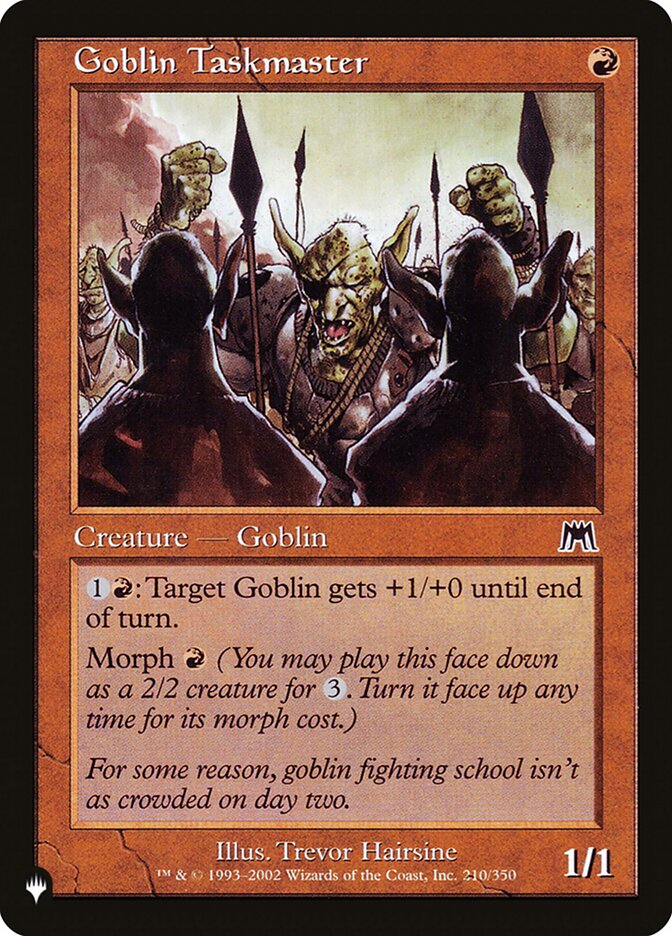 Goblin Taskmaster (The List #ONS-210)