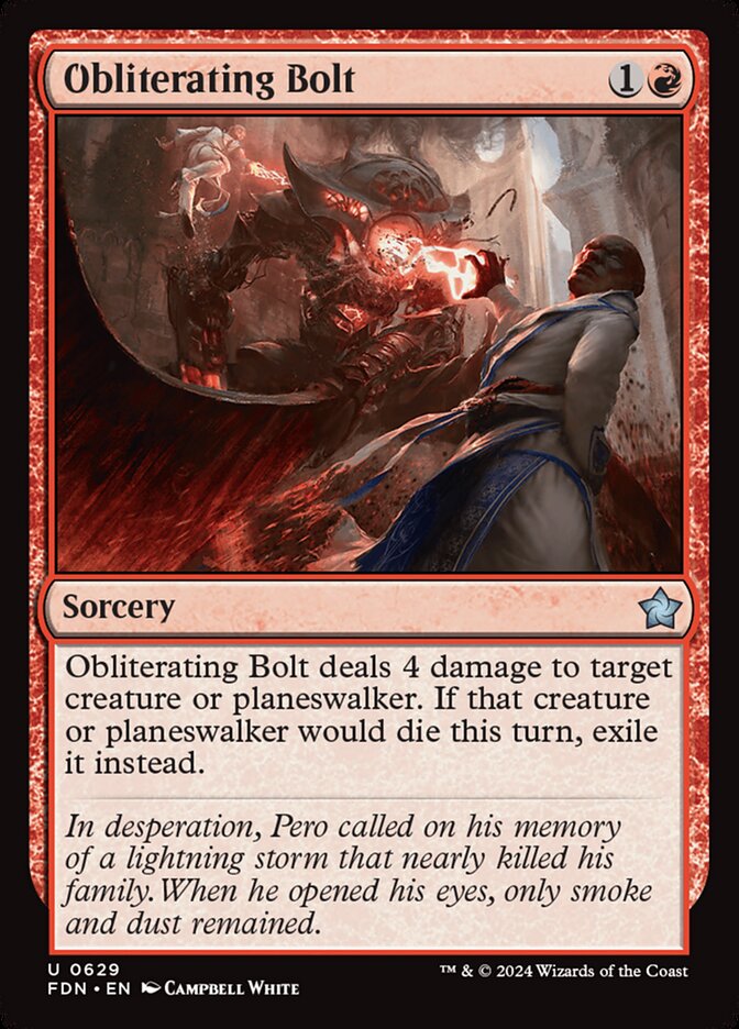 Obliterating Bolt (Foundations #629)