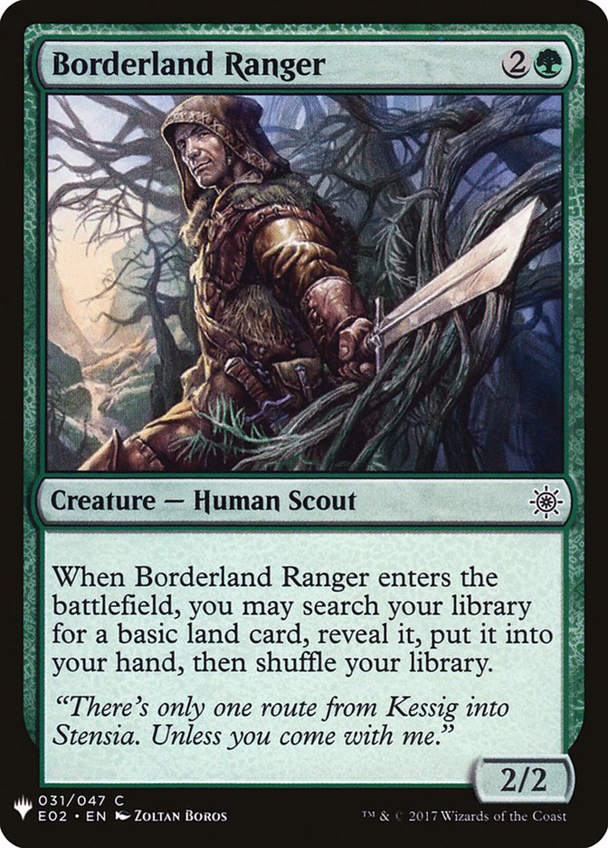 Borderland Ranger (The List #E02-31)